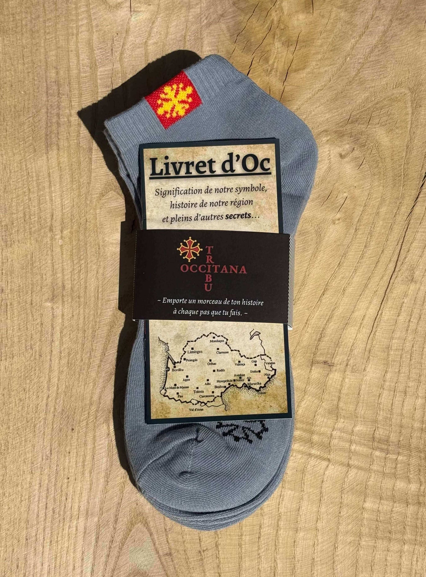 Chaussettes occitanes – Pack de 2 paires - Grises