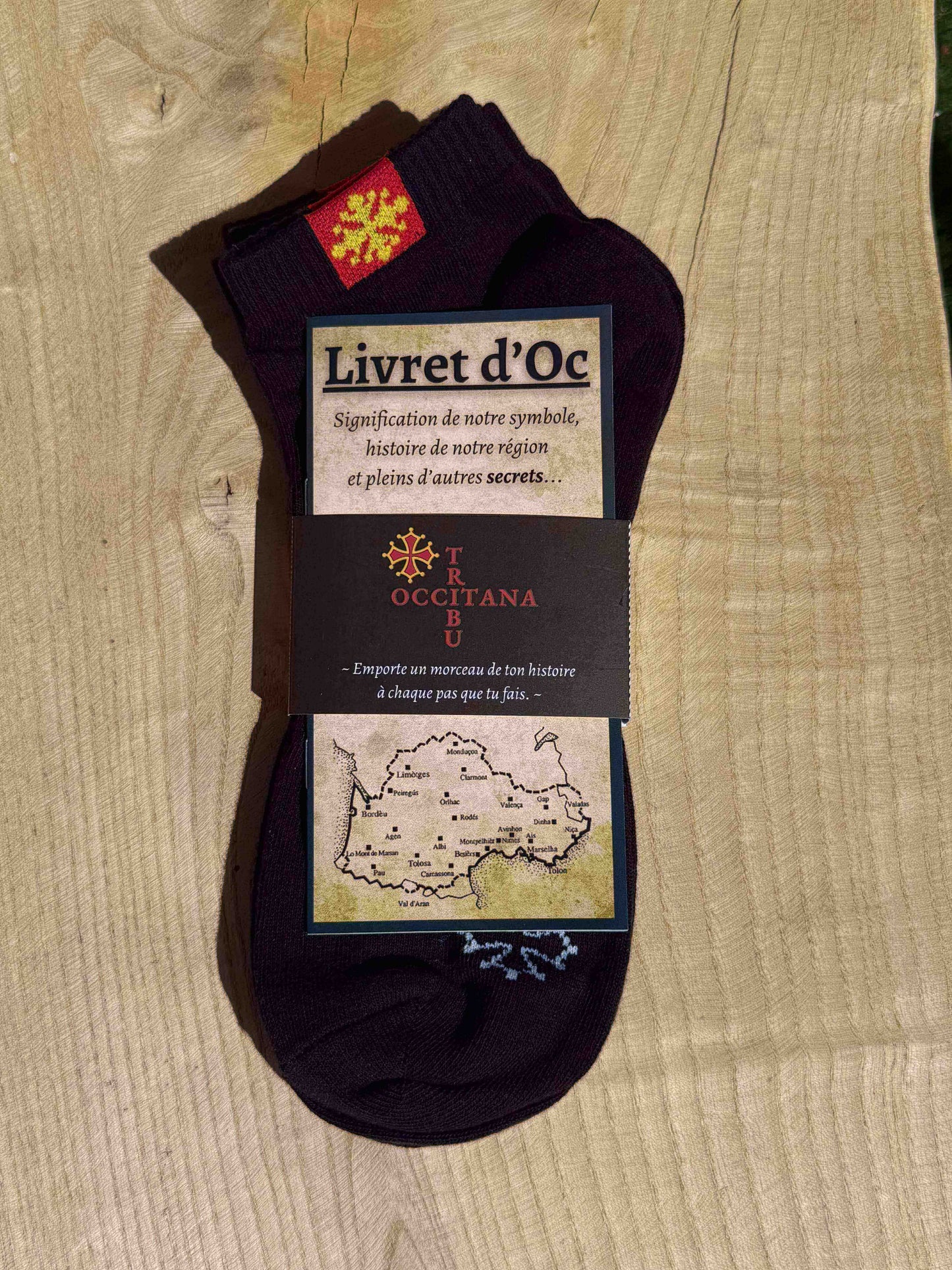 Chaussettes occitanes – Pack de 2 paires - Noires