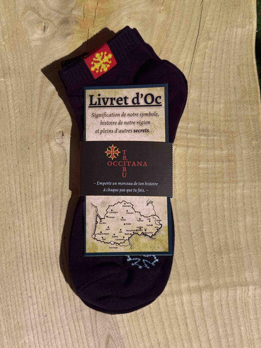 Chaussettes occitanes – Pack de 2 paires - Noires